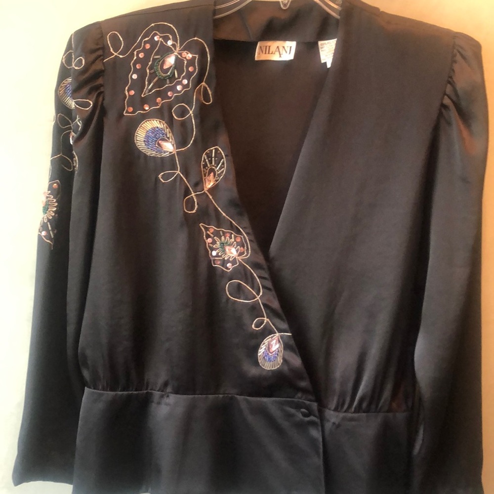 Milano 100% black polyester jacket